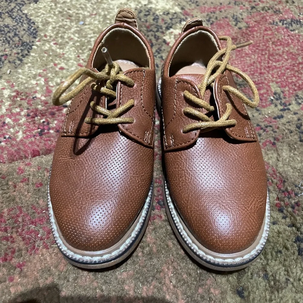 Like New Toddler Cognac Robert David Panama Dress‎ Shoe Size 5